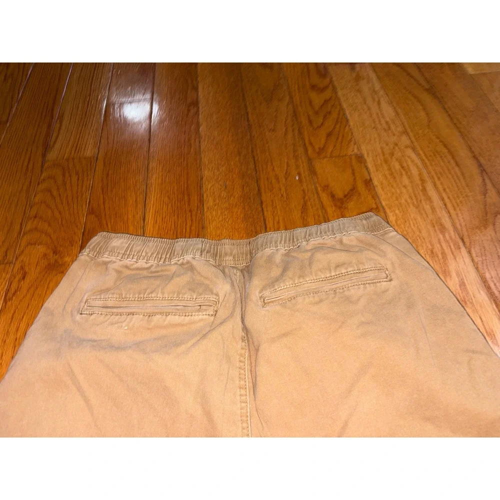 Carbon Freedom Flex Mens XL Moto Shorts Khaki  Ribbed Biker Streetwear Relaxed‎